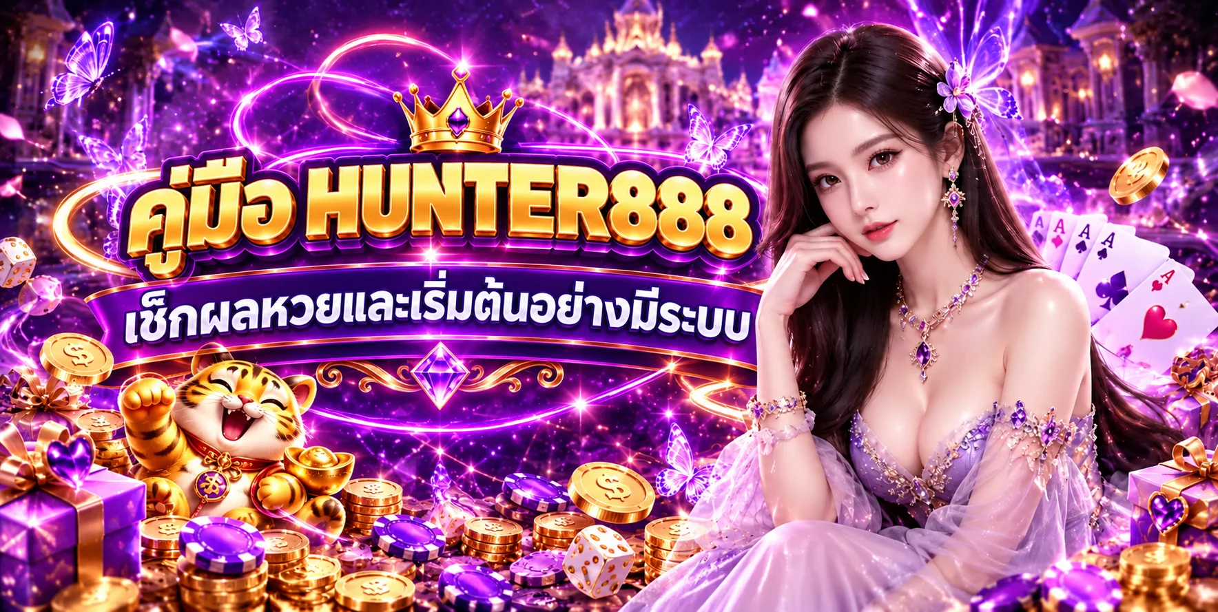 HUNTER888 คู่มือตรวจผลหวยและเริ่มแทงหวยออนไลน์